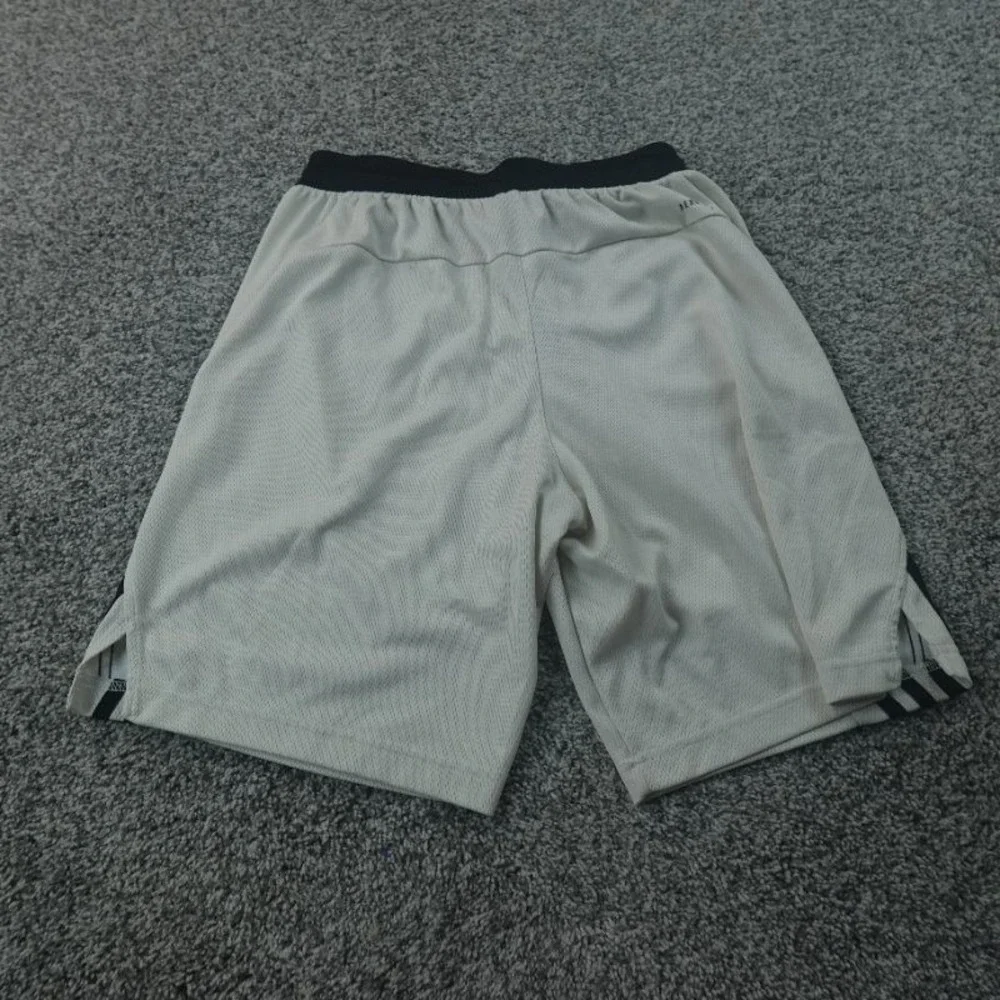 New Adidas Shorts Mens S White Mesh Running Basketball Performance Gym‎ Workout